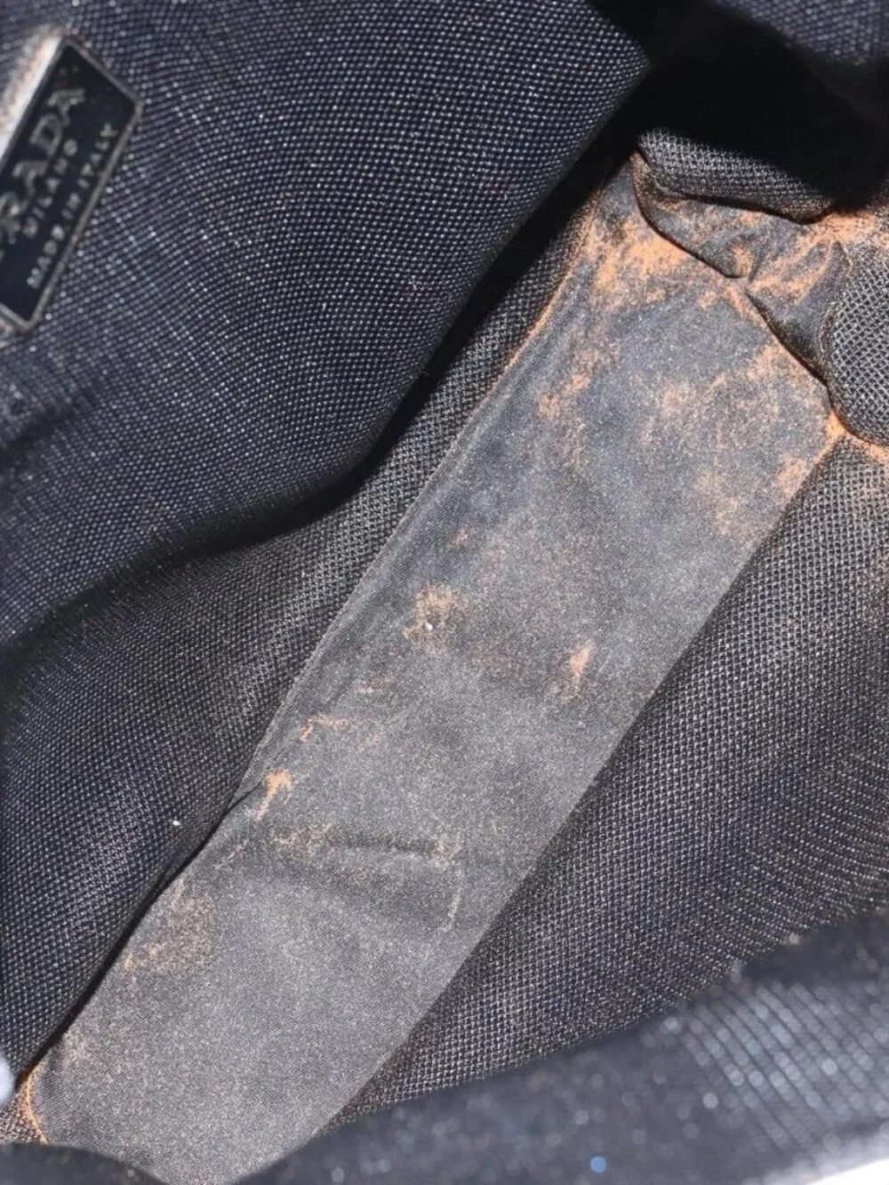 PRADA Shoulder Bag Leather Silver Metallic pink Auth 157579 - Picture 11 of 16